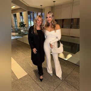 Fashion Nova White Off-Shoulder Jumpsuit